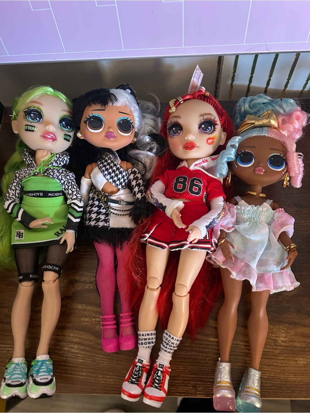 Rainbow Fashion and LOL Dolls Set